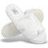 Faux Fur H Slipper - White